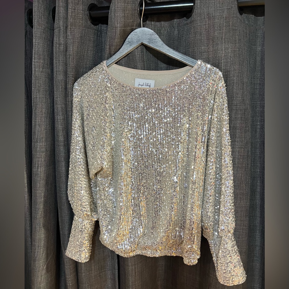 Joseph Ribkoff beaded long sleeve shirt